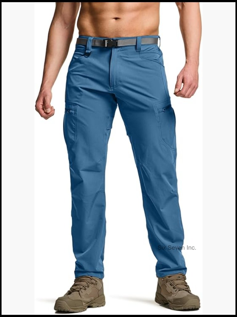 Quick Dry Tactical Pants, Water Resistant, Lightweight Stretch Cargo Hiking